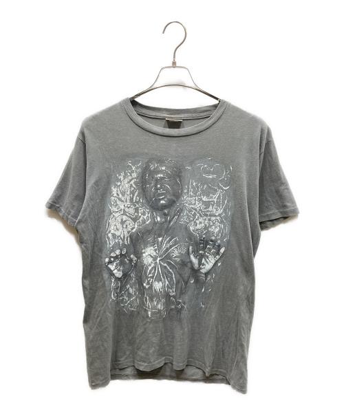 Change's（チェンジズ）Change's (チェンジズ) USA製 ハンソロ プリントTシャツ グレー サイズ:SIZE Mの古着・服飾アイテム