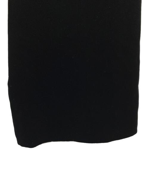 CHANEL（シャネル）CHANEL (シャネル) ココマーク金釦リボンベルベットパンツ ブラック サイズ:36の古着・服飾アイテム