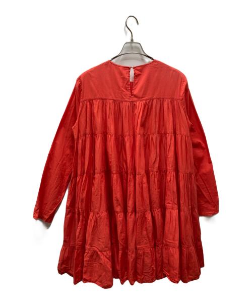 merlette（マーレット）Merlette (マーレット) ESSAOURIA コットンティアードワンピース レッド サイズ:Freeの古着・服飾アイテム