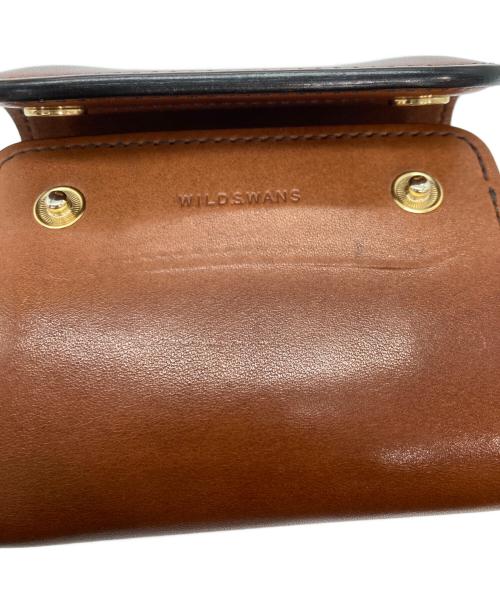 WILDSWANS（ワイルドスワンズ）WILDSWANS (ワイルドスワンズ) ENO フルグレインブラウドルレザー レザー 財布 ブラウンの古着・服飾アイテム