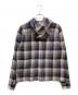 Supreme (シュプリーム) 26SS Hooded Flannel Shirt brown チェックシャツ ベージュ×ネイビー サイズ:S：21000円