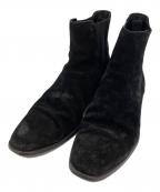 Saint Laurent Parisサンローランパリ）の古着「CHELSEA BOOTS チェルシー スウェード ブーツ」｜ブラック