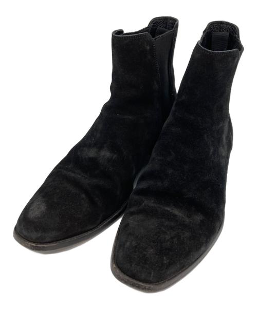 Saint Laurent Paris（サンローランパリ）Saint Laurent Paris (サンローランパリ) CHELSEA BOOTS チェルシー スウェード ブーツ ブラック サイズ:41の古着・服飾アイテム