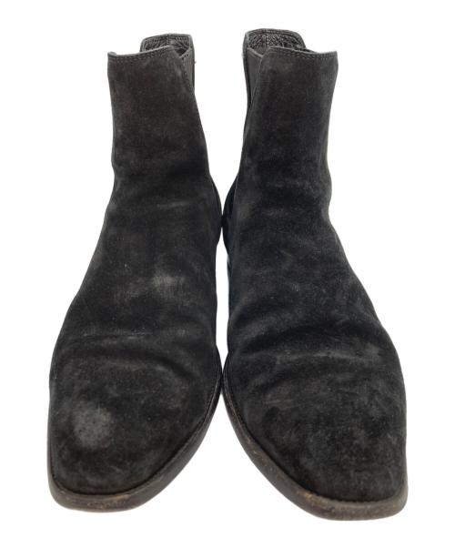 Saint Laurent Paris（サンローランパリ）Saint Laurent Paris (サンローランパリ) CHELSEA BOOTS チェルシー スウェード ブーツ ブラック サイズ:41の古着・服飾アイテム