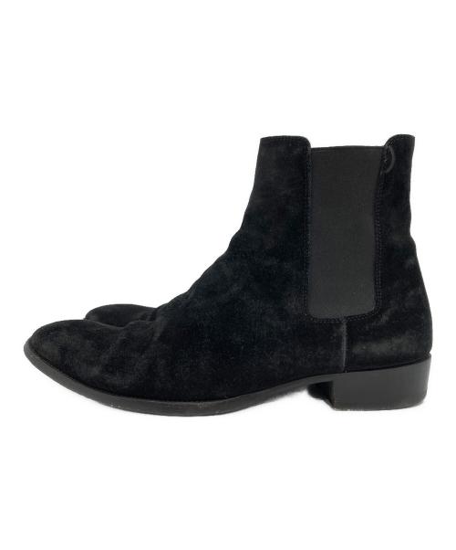 Saint Laurent Paris（サンローランパリ）Saint Laurent Paris (サンローランパリ) CHELSEA BOOTS チェルシー スウェード ブーツ ブラック サイズ:41の古着・服飾アイテム