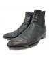 Saint Laurent Paris（サンローランパリ）の古着「16AW WYATT CHELSEA BOOTS サイドゴア チェルシー レザーブーツ」｜ブラック