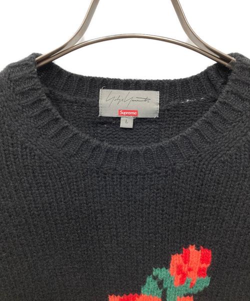 YOHJI YAMAMOTO（ヨウジヤマモト）YOHJI YAMAMOTO (ヨウジヤマモト) Supreme (シュプリーム) 20AW Yohji Yamamoto Sweater コラボニットセーター ブラック サイズ:Lの古着・服飾アイテム