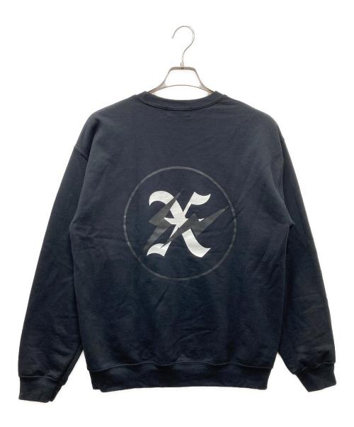 GOD SELECTION XXX（ゴッド セレクション トリプルエックス）GOD SELECTION XXX (ゴッド セレクション トリプルエックス) FRAGMENT DESIGN (フラグメントデザイン) 12周年 限定 コラボ スウェット ブラック サイズ:Mの古着・服飾アイテム