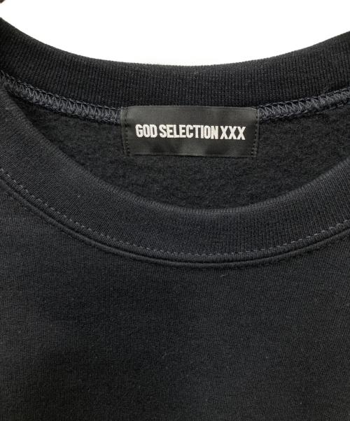 GOD SELECTION XXX（ゴッド セレクション トリプルエックス）GOD SELECTION XXX (ゴッド セレクション トリプルエックス) FRAGMENT DESIGN (フラグメントデザイン) 12周年 限定 コラボ スウェット ブラック サイズ:Mの古着・服飾アイテム