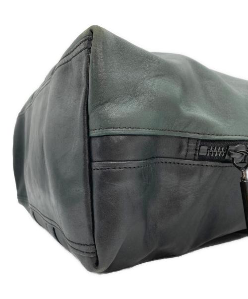 3.1 phillip lim（スリーワンフィリップリム）3.1 phillip lim (スリーワンフィリップリム) レザートートバッグ ブラック×グリーンの古着・服飾アイテム