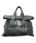 3.1 phillip lim（スリーワンフィリップリム）の古着「レザートートバッグ」｜ブラック×グリーン
