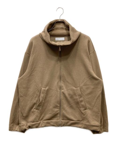 International Gallery BEAMS（インターナショナルギャラリービームス)）International Gallery BEAMS (インターナショナルギャラリービームス)) IG ハイネック ブークレブルゾン ベージュ サイズ:Lの古着・服飾アイテム