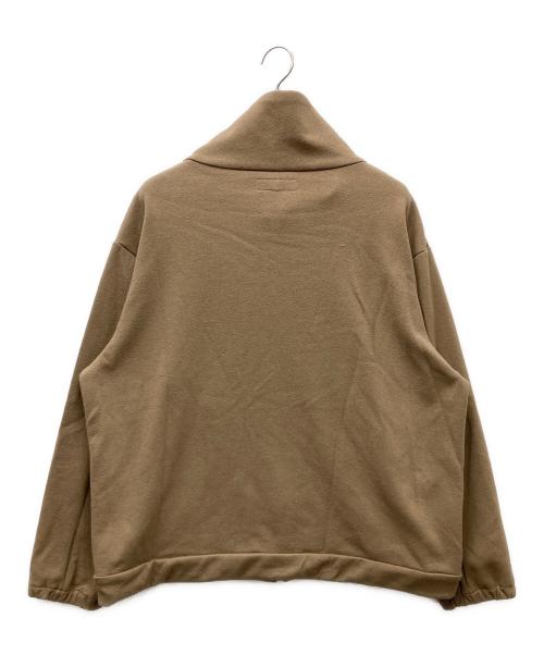 International Gallery BEAMS（インターナショナルギャラリービームス)）International Gallery BEAMS (インターナショナルギャラリービームス)) IG ハイネック ブークレブルゾン ベージュ サイズ:Lの古着・服飾アイテム