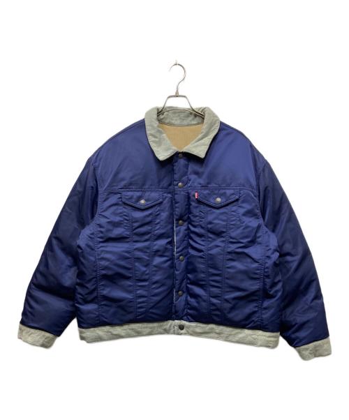 LEVI'S（リーバイス）LEVI'S (リーバイス) CLOT (クロット) リバーシブルジャケット ブルー×ベージュ サイズ:Lの古着・服飾アイテム