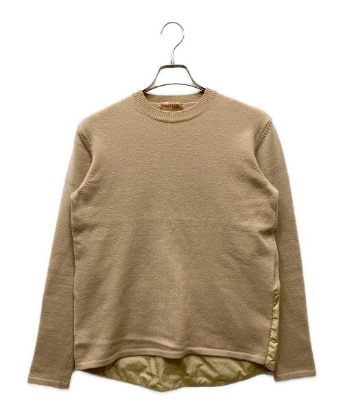 PRADA SPORTS（プラダスポーツ）PRADA SPORTS (プラダスポーツ) ナイロン切替ニット ベージュ サイズ:50の古着・服飾アイテム