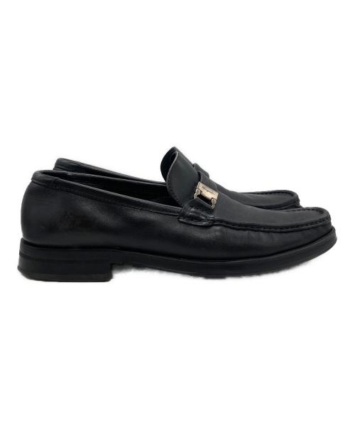 Salvatore Ferragamo（サルヴァトーレ フェラガモ）Salvatore Ferragamo　 (サルヴァトーレ フェラガモ) ローファー　15661 ブラック サイズ:8 1/2の古着・服飾アイテム