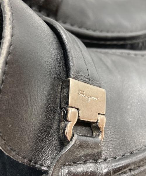 Salvatore Ferragamo（サルヴァトーレ フェラガモ）Salvatore Ferragamo　 (サルヴァトーレ フェラガモ) ローファー　15661 ブラック サイズ:8 1/2の古着・服飾アイテム