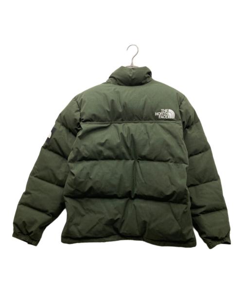 THE NORTH FACE（ザ ノース フェイス）THE NORTH FACE (ザ ノース フェイス) spiber (スパイバー) Brewed Protein オービット ヌプシジャケット グリーン×ブラック サイズ:Lの古着・服飾アイテム