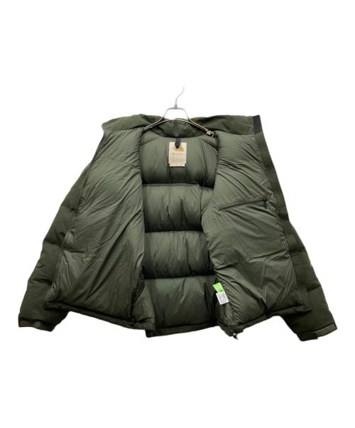 THE NORTH FACE（ザ ノース フェイス）THE NORTH FACE (ザ ノース フェイス) spiber (スパイバー) Brewed Protein オービット ヌプシジャケット グリーン×ブラック サイズ:Lの古着・服飾アイテム