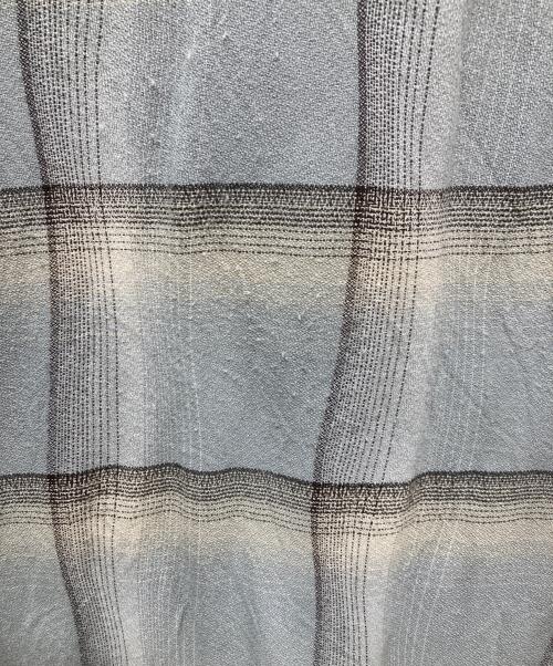 SUGARHILL（シュガーヒル）SUGARHILL (シュガーヒル) OMBRE PLAID OPEN COLLAR SHIRTS オンブレプレイドオープンカラーシャツ ブルー×イエロー サイズ:2の古着・服飾アイテム