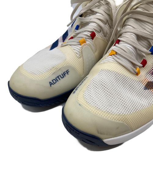 adidas（アディダス）adidas (アディダス) ADIZERO UBERSONIC 2 PW CG3086 ローカットスニーカー ホワイト×ブルー サイズ:30cmの古着・服飾アイテム
