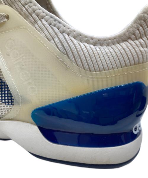 adidas（アディダス）adidas (アディダス) ADIZERO UBERSONIC 2 PW CG3086 ローカットスニーカー ホワイト×ブルー サイズ:30cmの古着・服飾アイテム