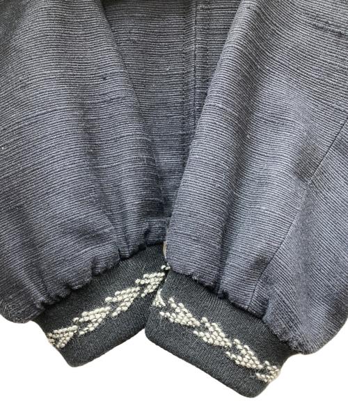 Saint Laurent Paris（サンローランパリ）Saint Laurent Paris (サンローランパリ) シルク混ジップアップボンバージャケット ブラック サイズ:52の古着・服飾アイテム