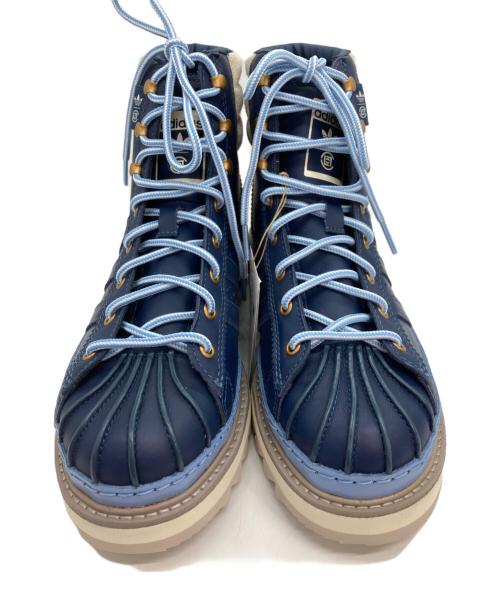 adidas（アディダス）adidas (アディダス) CLOT PRO MODEL BY EDISON CHEN レースアップブーツ ネイビー×ホワイト サイズ:23.5 未使用品の古着・服飾アイテム