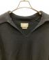 中古・古着 YOKE (ヨーク) Rib Skipper Sweater スキッパーネックニット ブラック サイズ:3：15000円