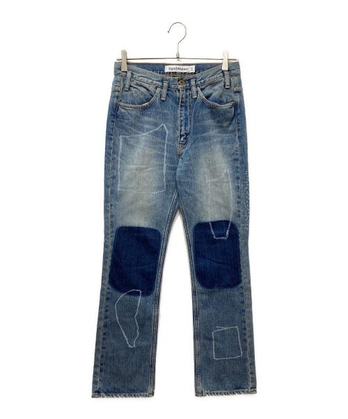 SandWaterr（サンドウォーター）SandWaterr (サンドウォーター) RESEARCHED 5P JEANS 12.5oz DENIM  デニムパンツ ブルー サイズ:1 未使用品の古着・服飾アイテム