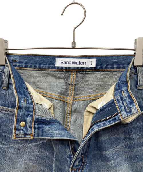 SandWaterr（サンドウォーター）SandWaterr (サンドウォーター) RESEARCHED 5P JEANS 12.5oz DENIM  デニムパンツ ブルー サイズ:1 未使用品の古着・服飾アイテム