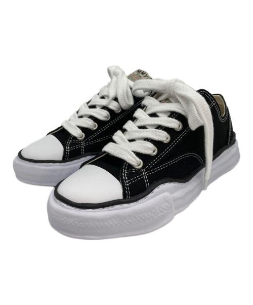 MIHARA YASUHIRO（ミハラヤスヒロ）MIHARA YASUHIRO (ミハラヤスヒロ) PETERSON Original sole canvas lowcut sneakerピーターソン オリジナルソール ローカットスニーカー ブラック×ホワイト サイズ:42の古着・服飾アイテム