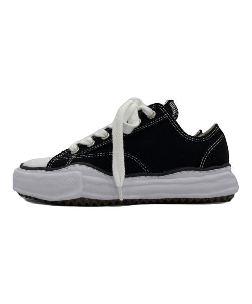 MIHARA YASUHIRO（ミハラヤスヒロ）MIHARA YASUHIRO (ミハラヤスヒロ) PETERSON Original sole canvas lowcut sneakerピーターソン オリジナルソール ローカットスニーカー ブラック×ホワイト サイズ:42の古着・服飾アイテム
