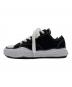 中古・古着 MIHARA YASUHIRO (ミハラヤスヒロ) PETERSON Original sole canvas lowcut sneakerピーターソン オリジナルソール ローカットスニーカー ブラック×ホワイト サイズ:42：23000円