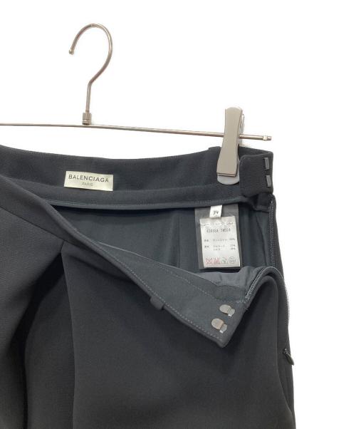 BALENCIAGA（バレンシアガ）BALENCIAGA (バレンシアガ) ミモレ丈スカート ブラック サイズ:34の古着・服飾アイテム