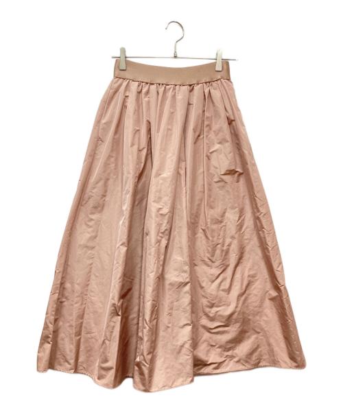 THIRD MAGAZINE（サードマガジン）THIRD MAGAZINE (サードマガジン) タフタスカート ピンク×ベージュ サイズ:9の古着・服飾アイテム