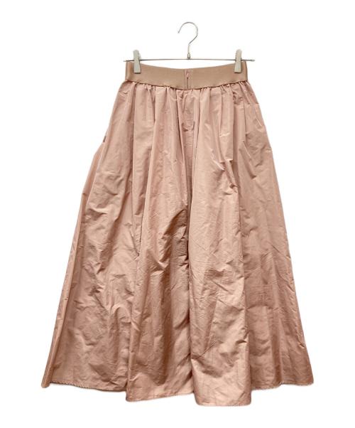 THIRD MAGAZINE（サードマガジン）THIRD MAGAZINE (サードマガジン) タフタスカート ピンク×ベージュ サイズ:9の古着・服飾アイテム