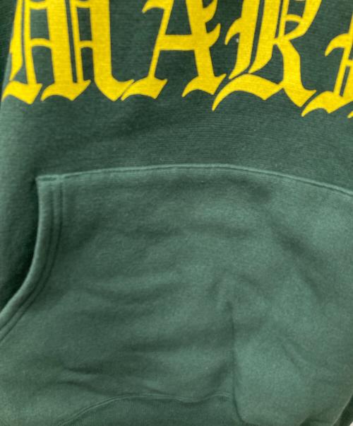 WACKO MARIA（ワコマリア）WACKO MARIA (ワコマリア) Champion (チャンピオン) REVERSE WEAVEプルオーバーパーカー グリーン×イエロー サイズ:Mの古着・服飾アイテム