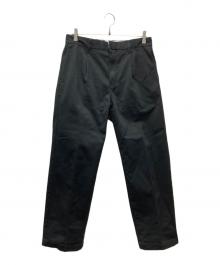 WACKO MARIA×Dickies（ワコマリア×ディッキーズ）の古着「PLEATED TROUSERS チノパン」｜ブラック