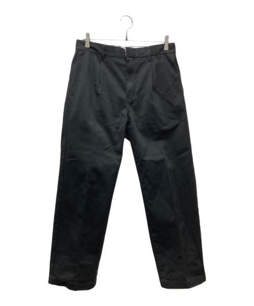 WACKO MARIA（ワコマリア）WACKO MARIA (ワコマリア) Dickies (ディッキーズ) PLEATED TROUSERS チノパン ブラック サイズ:Sの古着・服飾アイテム