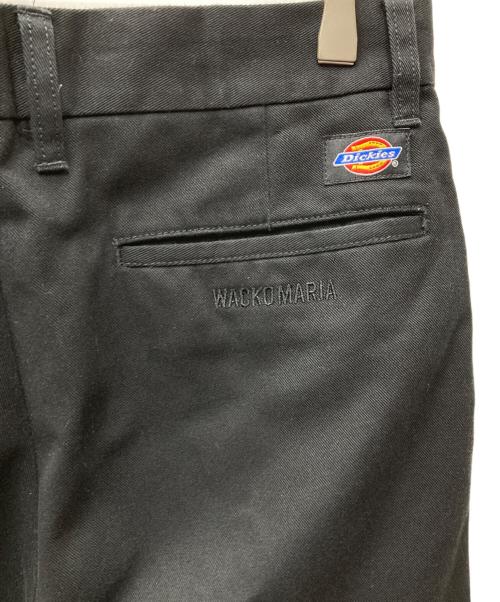 WACKO MARIA（ワコマリア）WACKO MARIA (ワコマリア) Dickies (ディッキーズ) PLEATED TROUSERS チノパン ブラック サイズ:Sの古着・服飾アイテム