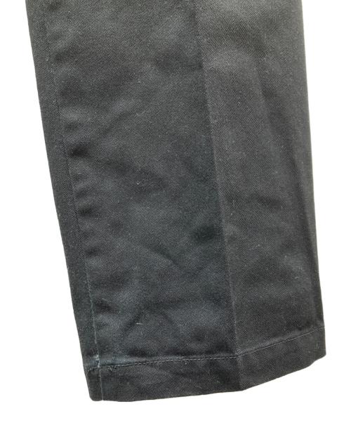WACKO MARIA（ワコマリア）WACKO MARIA (ワコマリア) Dickies (ディッキーズ) PLEATED TROUSERS チノパン ブラック サイズ:Sの古着・服飾アイテム