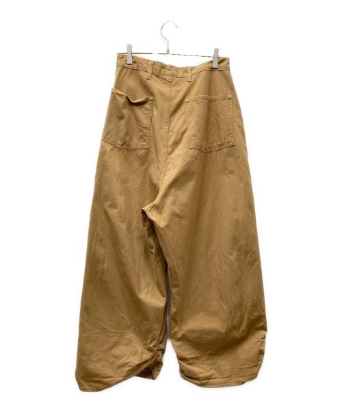 refomed（リフォメッド）refomed (リフォメッド) FRESH MAN DOUBLE KNEE PANTS ダブルニーパンツ ブラウン サイズ:Sの古着・服飾アイテム