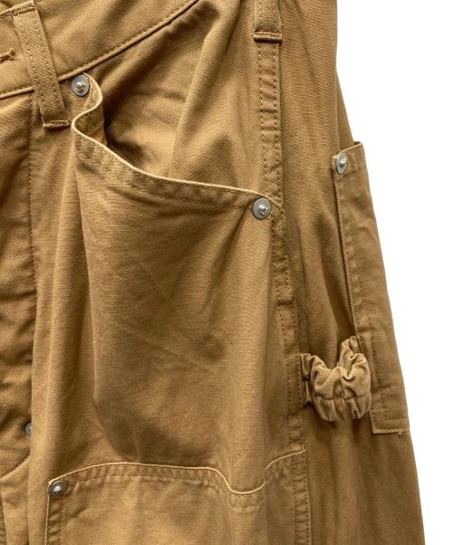 refomed（リフォメッド）refomed (リフォメッド) FRESH MAN DOUBLE KNEE PANTS ダブルニーパンツ ブラウン サイズ:Sの古着・服飾アイテム