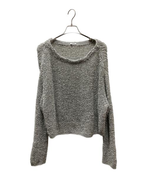 unbilanc（アンビラン）unbilanc (アンビラン) ルミナニット グレー サイズ:Freeの古着・服飾アイテム