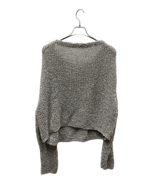 unbilanc（アンビラン）unbilanc (アンビラン) ルミナニット グレー サイズ:Freeの古着・服飾アイテム