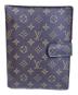LOUIS VUITTON（ルイ ヴィトン）の古着「アジェンダ GM 手帳カバー」｜ブラウン