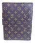 LOUIS VUITTON (ルイ ヴィトン) アジェンダ GM 手帳カバー ブラウン：37000円