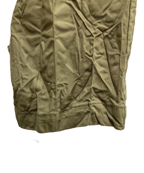 COMME des GARCONS HOMME（コムデギャルソン オム）COMME des GARCONS HOMME (コムデギャルソン オム) ポリ縮織 シワ加工コート グリーン サイズ:Sの古着・服飾アイテム