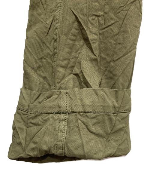 COMME des GARCONS HOMME（コムデギャルソン オム）COMME des GARCONS HOMME (コムデギャルソン オム) ポリ縮織 シワ加工コート グリーン サイズ:Sの古着・服飾アイテム